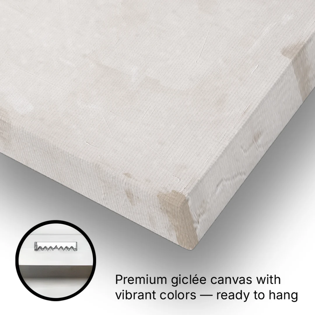 Minimalist Abstract Painting of Window Light - Canvas Wall Art - Gallery Wrap Corner