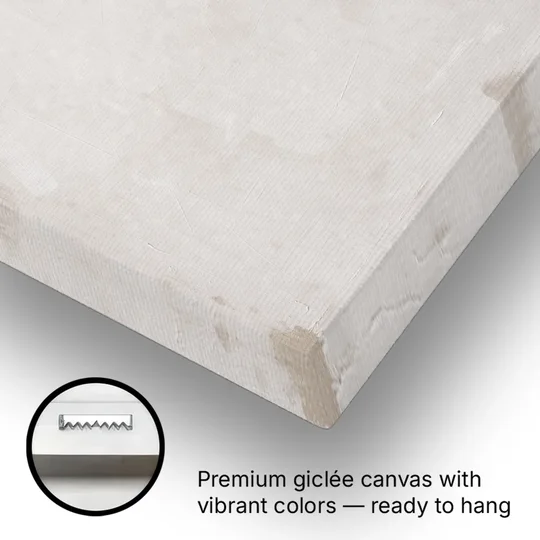 Minimalist Abstract Painting of Window Light - Canvas Wall Art - Gallery Wrap Corner
