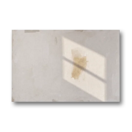 Minimalist Abstract Painting of Window Light - Canvas Wall Art - Front