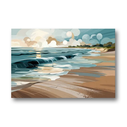 Mobile Coastal Vibes - Canvas Wall Art - Front