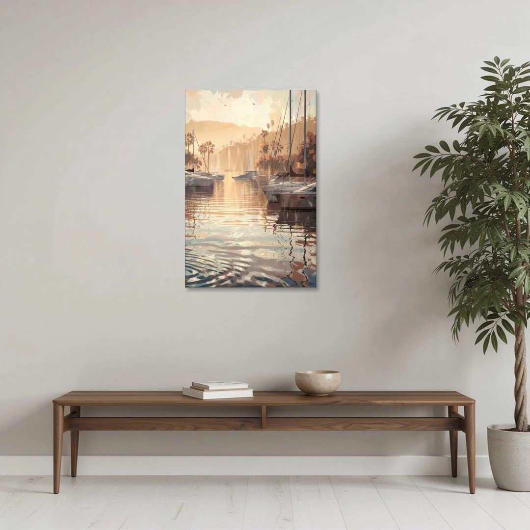 Mobile Scenic Harbor - Canvas Wall Art - Coffee Table - 24x36