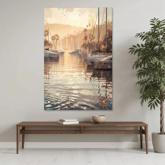 Mobile Scenic Harbor - Canvas Wall Art - Coffee Table - 40x60