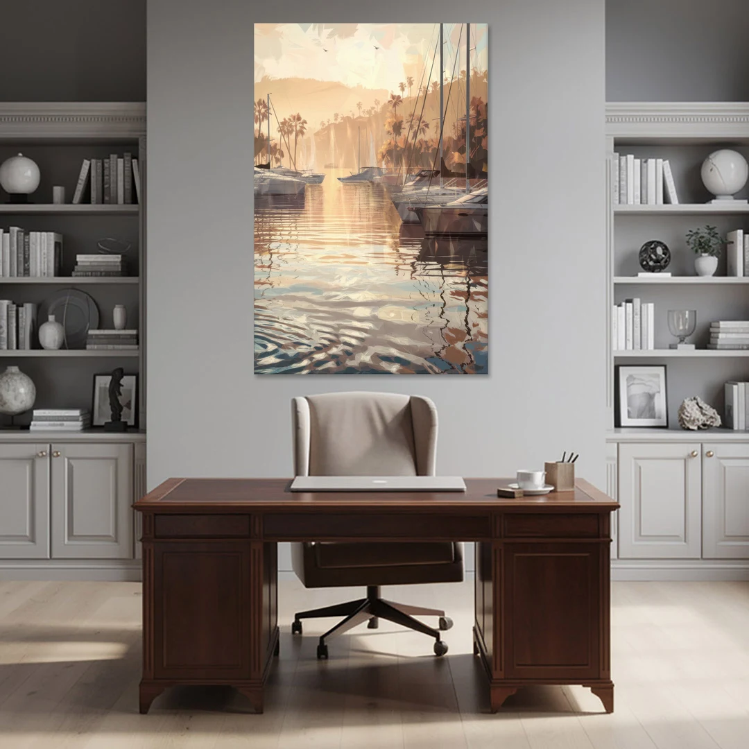 Mobile Scenic Harbor - Canvas Wall Art - Office - 40x60