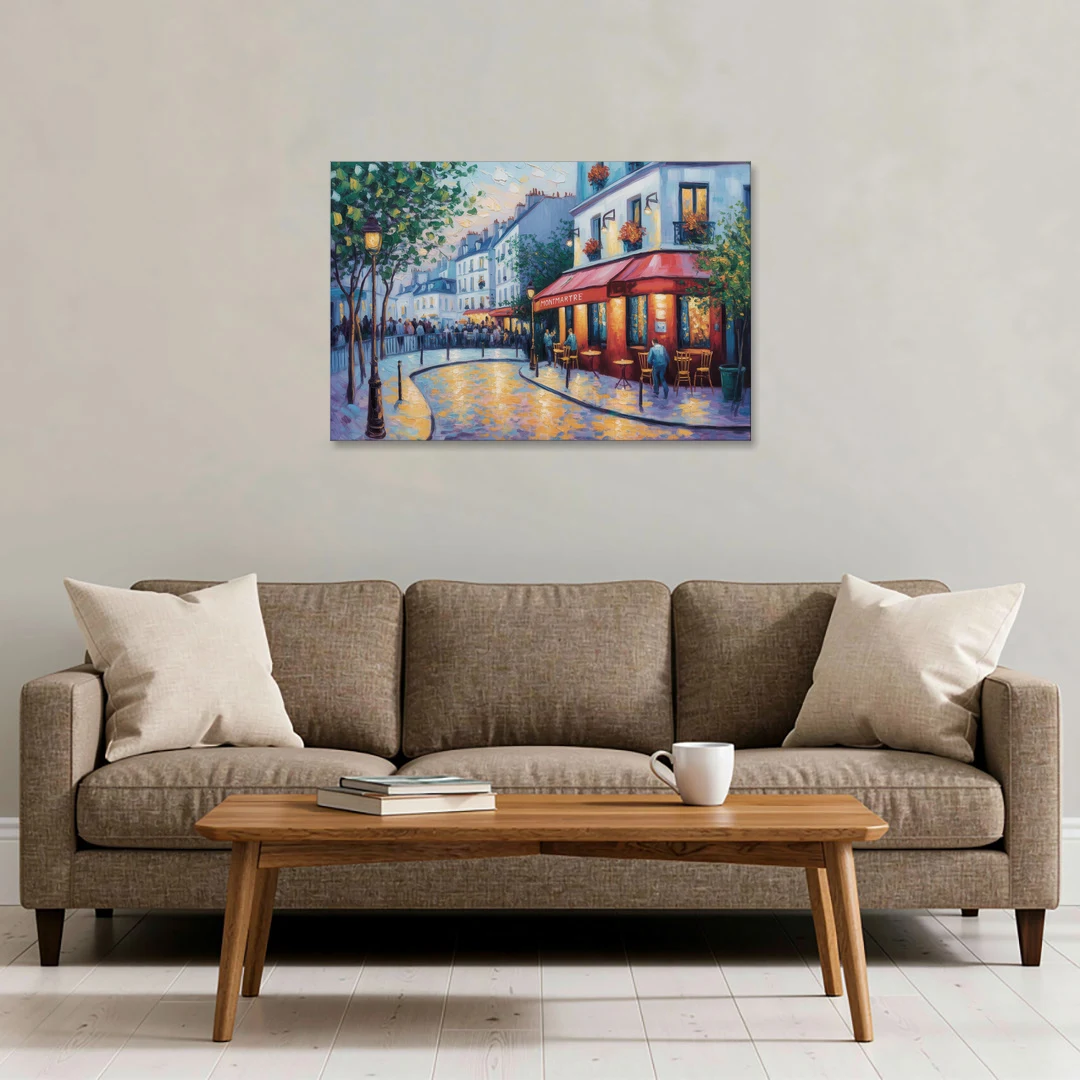 Montmartre Moments - Canvas Wall Art - Sofa - 36x24