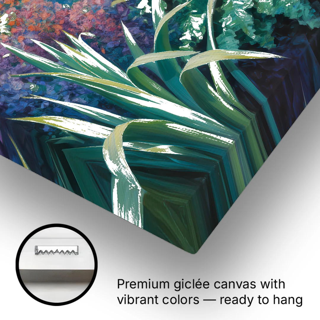 Montreal Botanical Garden - Canvas Wall Art - Gallery Wrap Corner