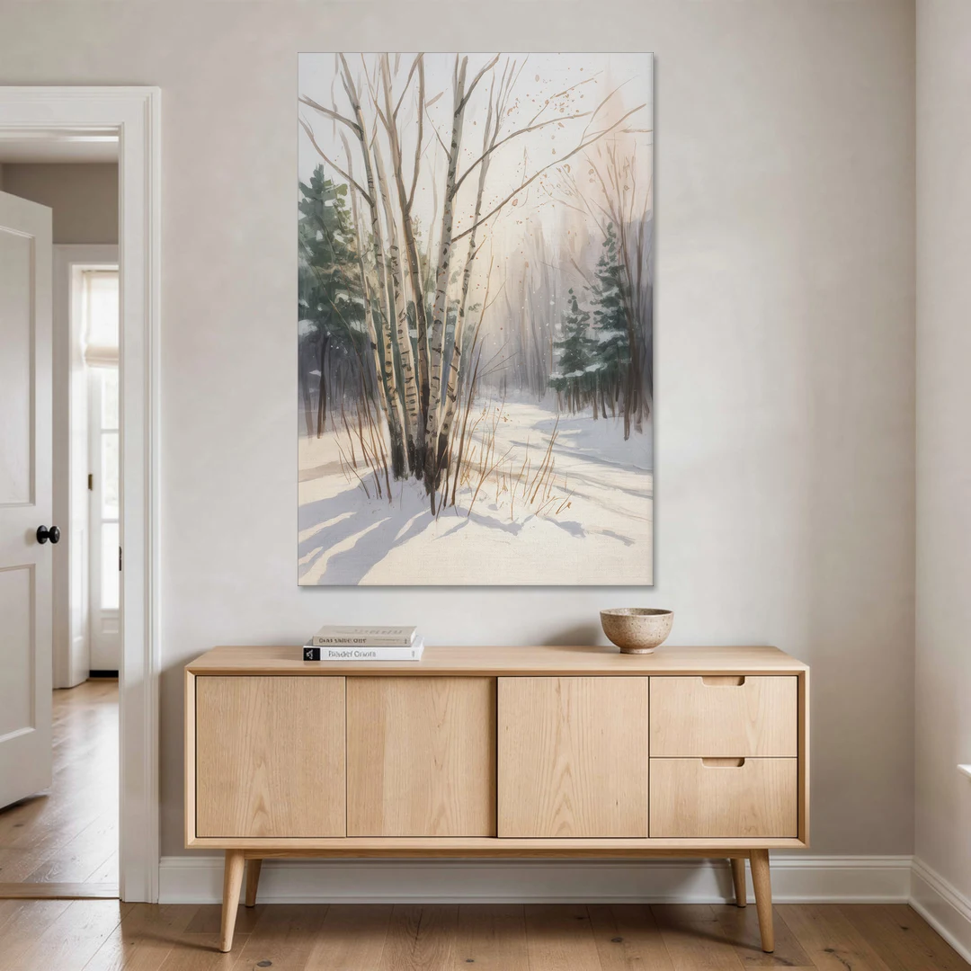 Montreal Winter Charm - Canvas Wall Art - Coffee Table - 40x60