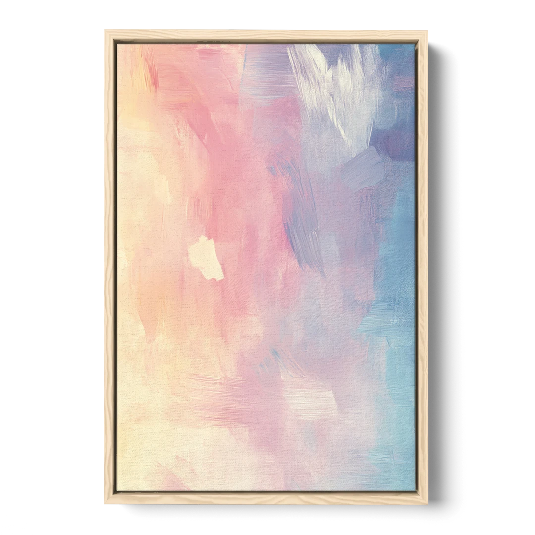 Morning Glow - Oak Framed Canvas Wall Art - Front