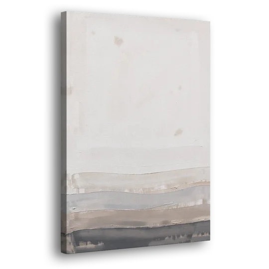 Muted Abstract Wall Art of Rising Morning Haze - Canvas Wall Art - Side