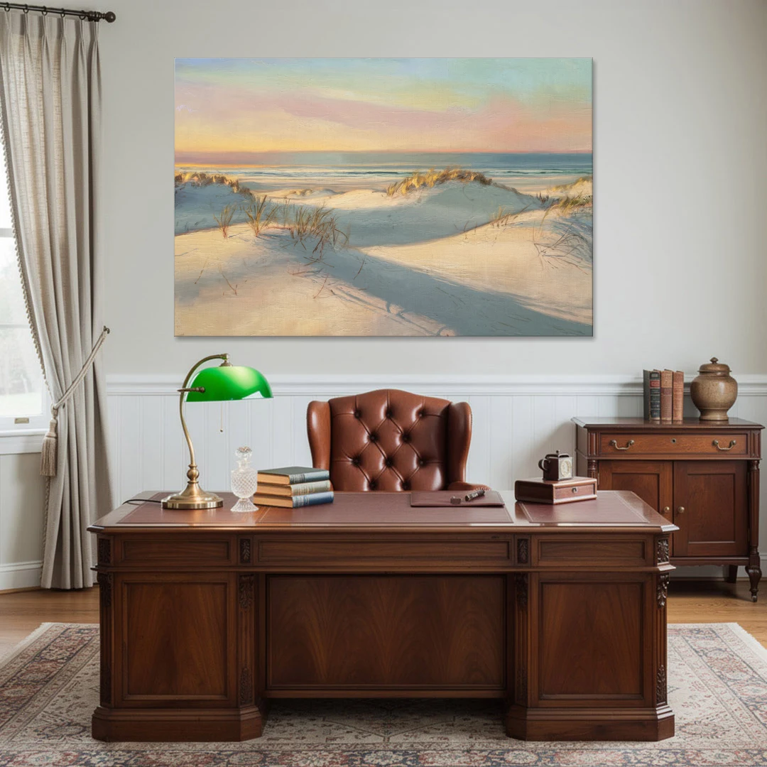 Myrtle Beach Sand Dunes Serenity - Canvas Wall Art - Office - 60x40