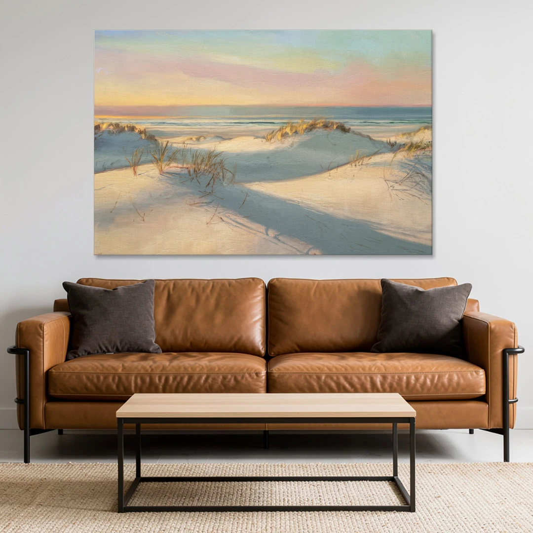 Myrtle Beach Sand Dunes Serenity - Canvas Wall Art - Sofa - 60x40