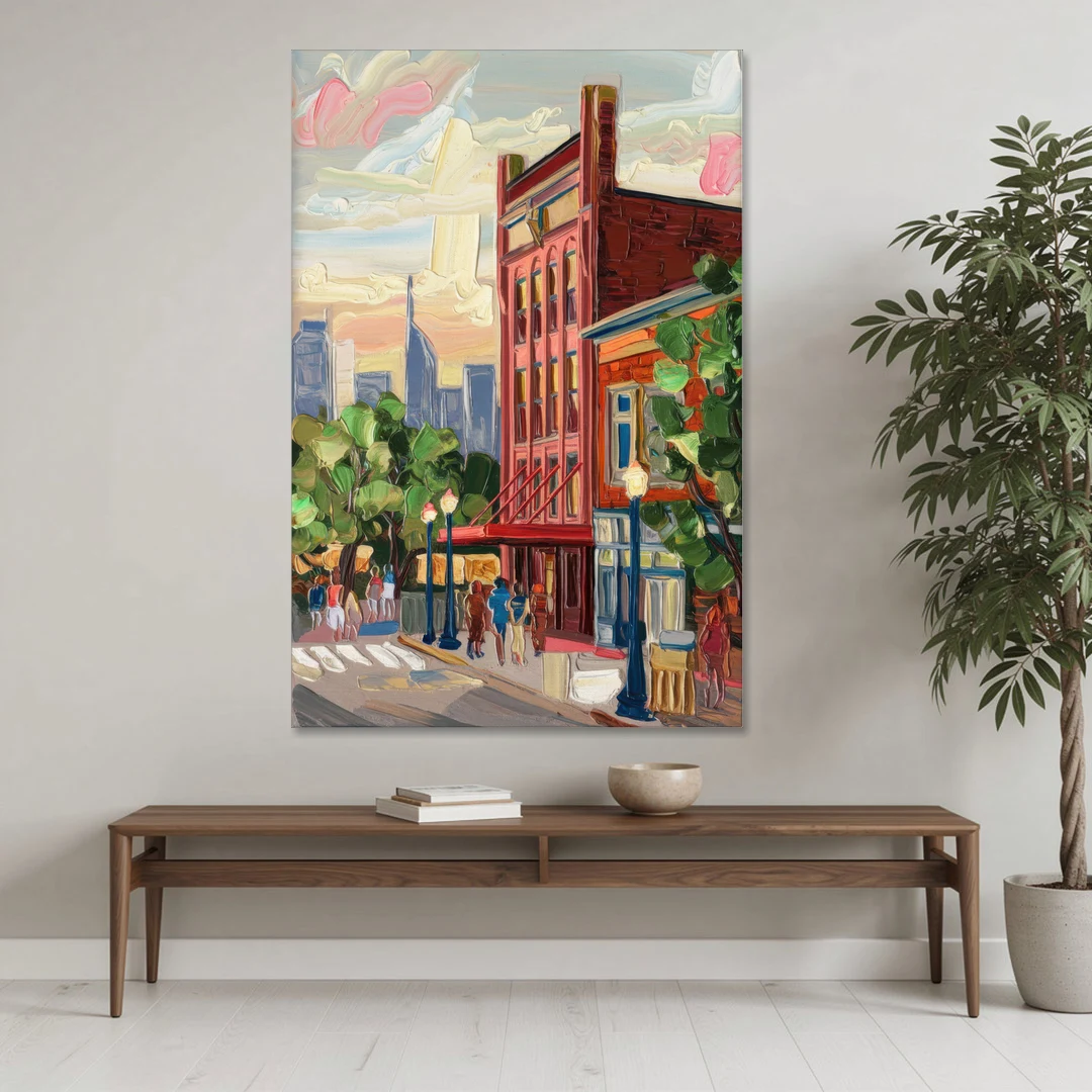 Nashville Grand Ole Opry - Canvas Wall Art - Coffee Table - 40x60