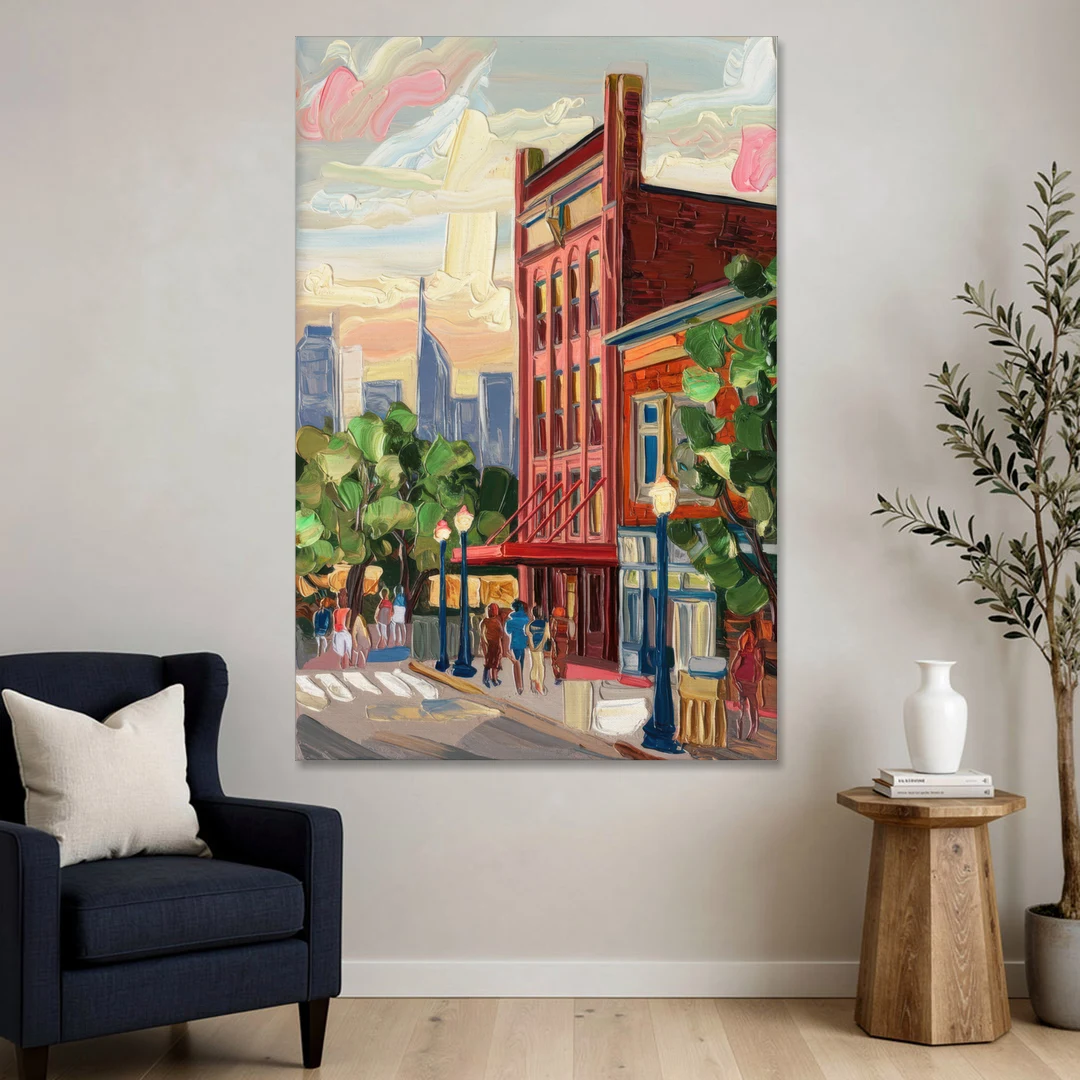 Nashville Grand Ole Opry - Canvas Wall Art - Sofa - 40x60