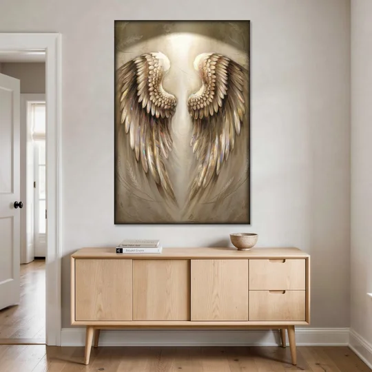 Nashville Wings Mural Tribute - Canvas Wall Art - Coffee Table - 40x60
