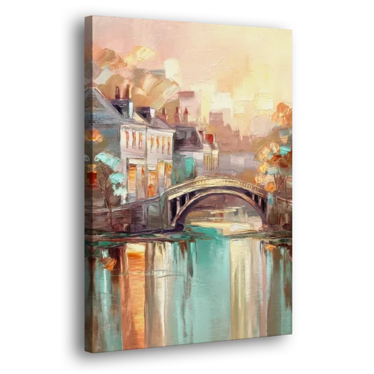 New Hope Artistic Skyline - Canvas Wall Art - Side