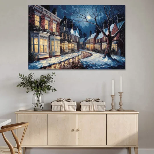 New Hope Historic Downtown - Canvas Wall Art - Coffee Table - 60x40