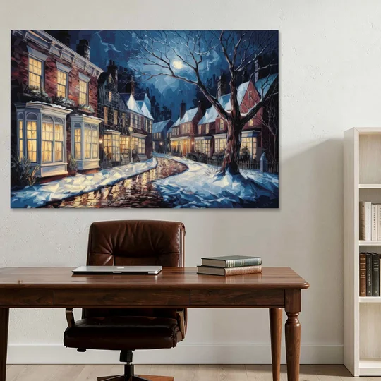 New Hope Historic Downtown - Canvas Wall Art - Office - 60x40