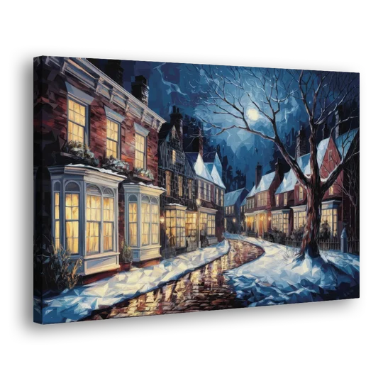 New Hope Historic Downtown - Canvas Wall Art - Side