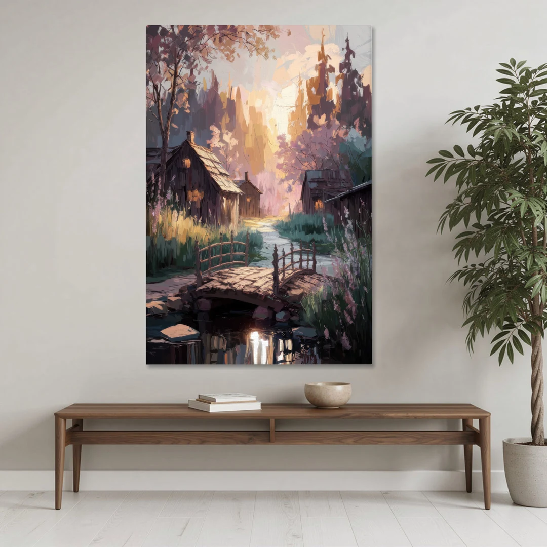 New Hope Rustic Charm - Canvas Wall Art - Coffee Table - 40x60