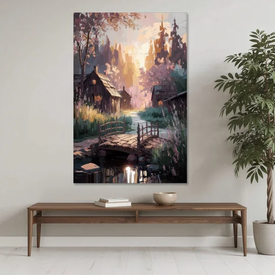 New Hope Rustic Charm - Canvas Wall Art - Coffee Table - 40x60
