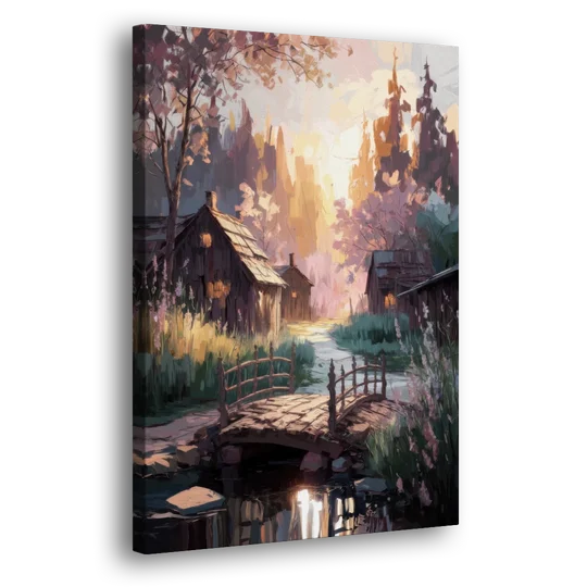 New Hope Rustic Charm - Canvas Wall Art - Side