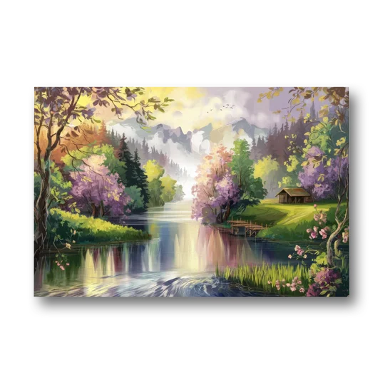 New Hope Scenic River Views - Canvas Wall Art - Front