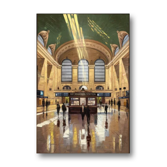 New York City Grand Central Station - Canvas Wall Art - Front