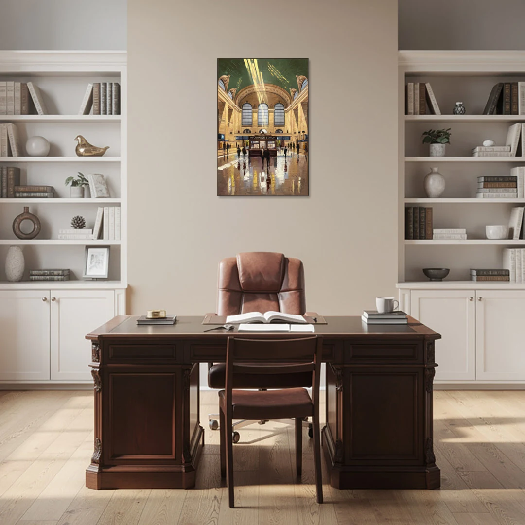 New York City Grand Central Station - Canvas Wall Art - Office - 24x36