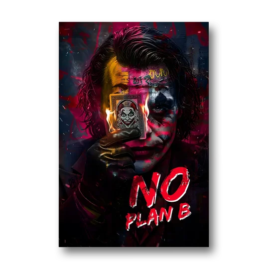 No Plan B - Canvas Wall Art - Front