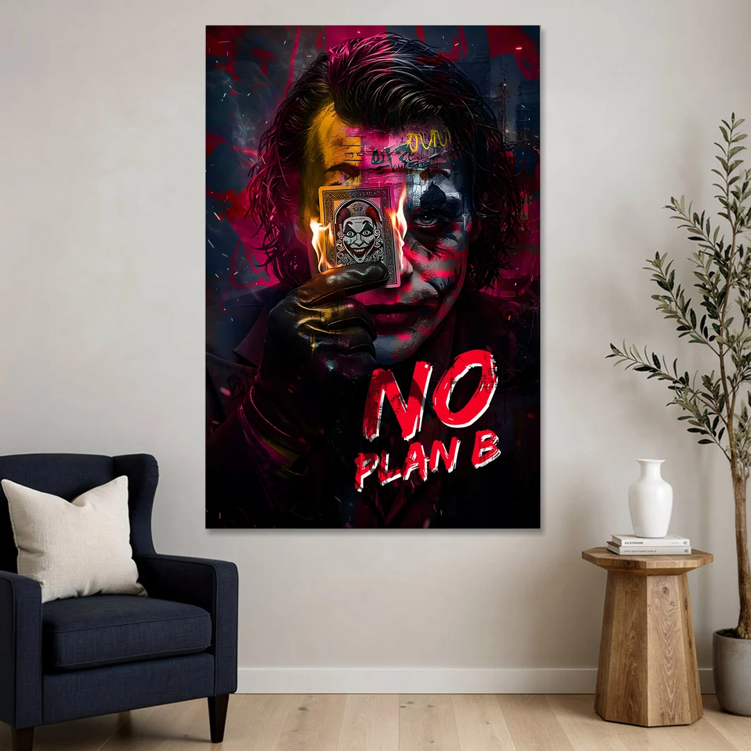 No Plan B - Canvas Wall Art - Sofa - 40x60
