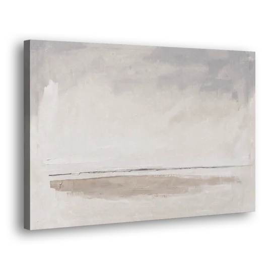 Nordic Wall Art Driftwood Band Under Sea Fog - Canvas Wall Art - Side
