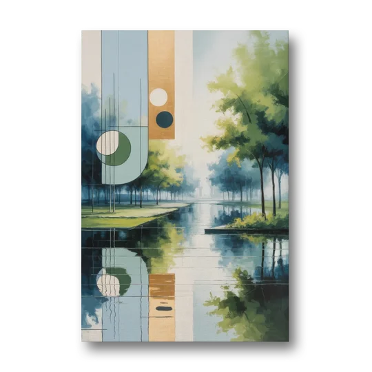 Nordpark Serenity - Canvas Wall Art - Front