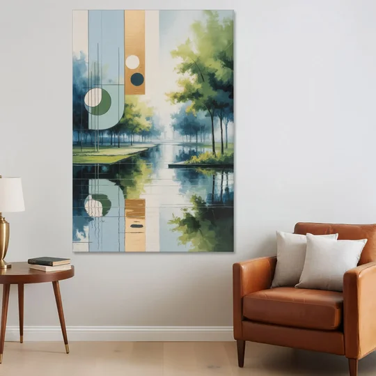 Nordpark Serenity - Canvas Wall Art - Sofa - 40x60