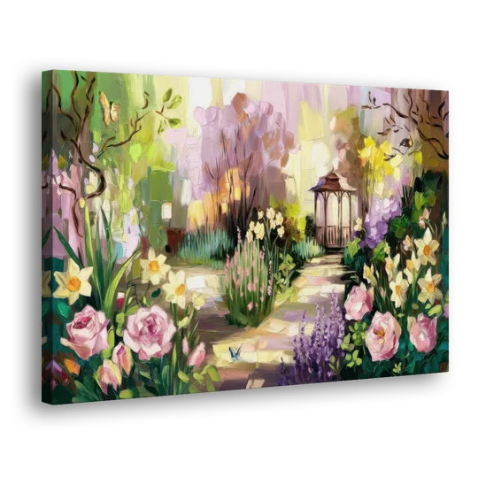 Norfolk Botanical Gardens - Canvas Wall Art - Side