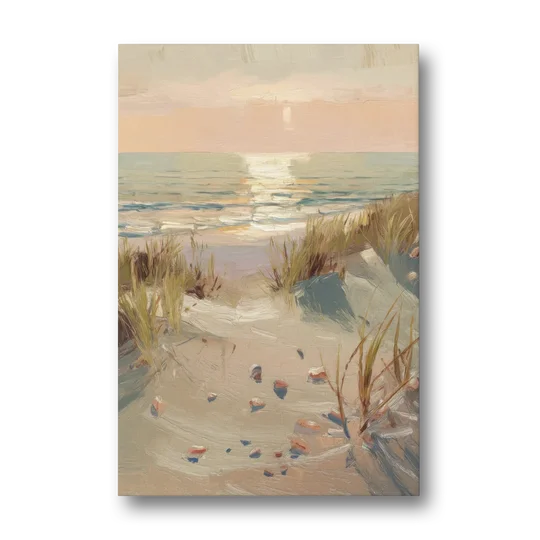 Norfolk Oceanfront Serenity - Canvas Wall Art - Front