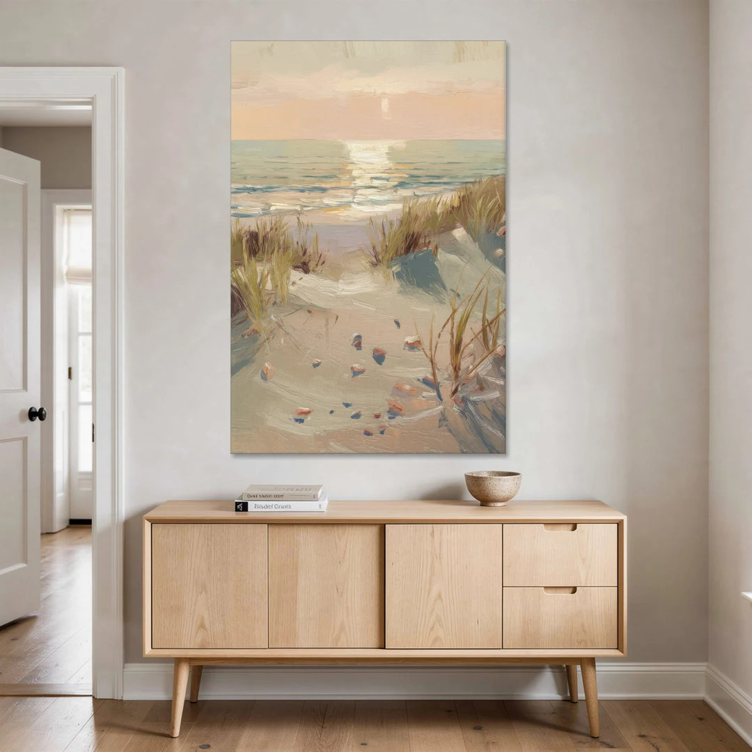 Norfolk Oceanfront Serenity - Canvas Wall Art - Coffee Table - 40x60