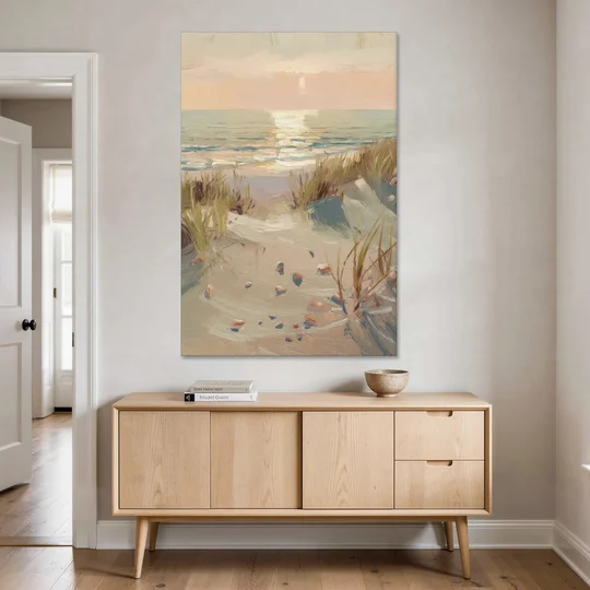 Norfolk Oceanfront Serenity - Canvas Wall Art - Coffee Table - 40x60