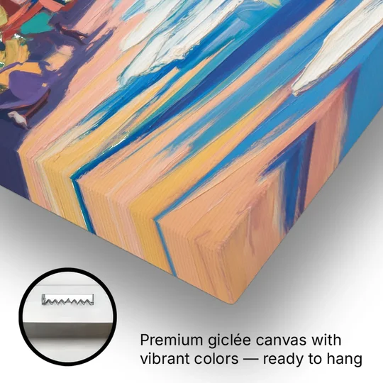 North Sayulita Shore - Canvas Wall Art - Gallery Wrap Corner