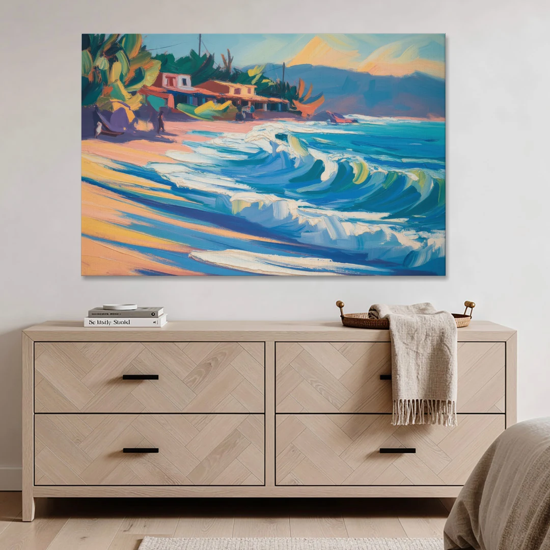 North Sayulita Shore - Canvas Wall Art - Coffee Table - 60x40