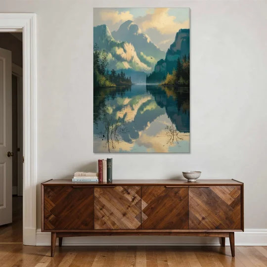 North Shore Mountains - Canvas Wall Art - Coffee Table - 40x60