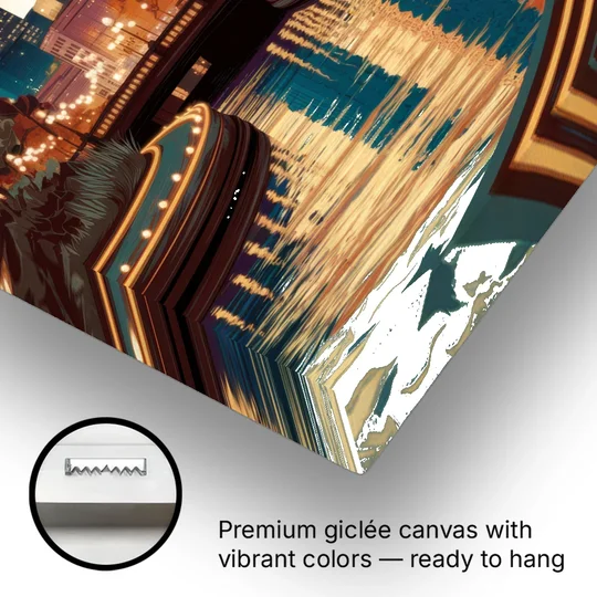 Oklahoma City Scenic Views - Canvas Wall Art - Gallery Wrap Corner