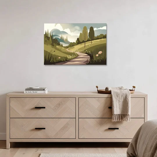 Omaha Nature Trails - Canvas Wall Art - Coffee Table - 36x24