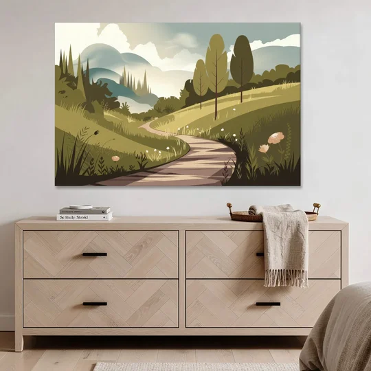 Omaha Nature Trails - Canvas Wall Art - Coffee Table - 60x40