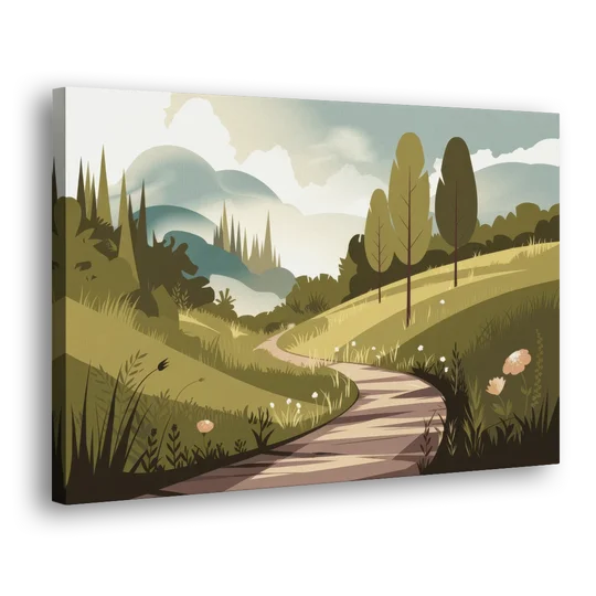 Omaha Nature Trails - Canvas Wall Art - Side