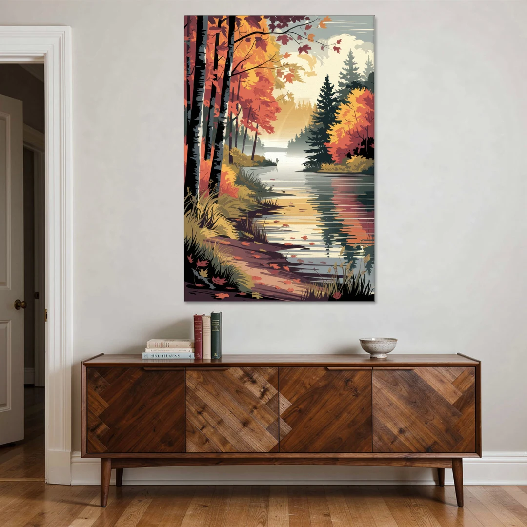 Ontario Autumn Colors - Canvas Wall Art - Coffee Table - 40x60