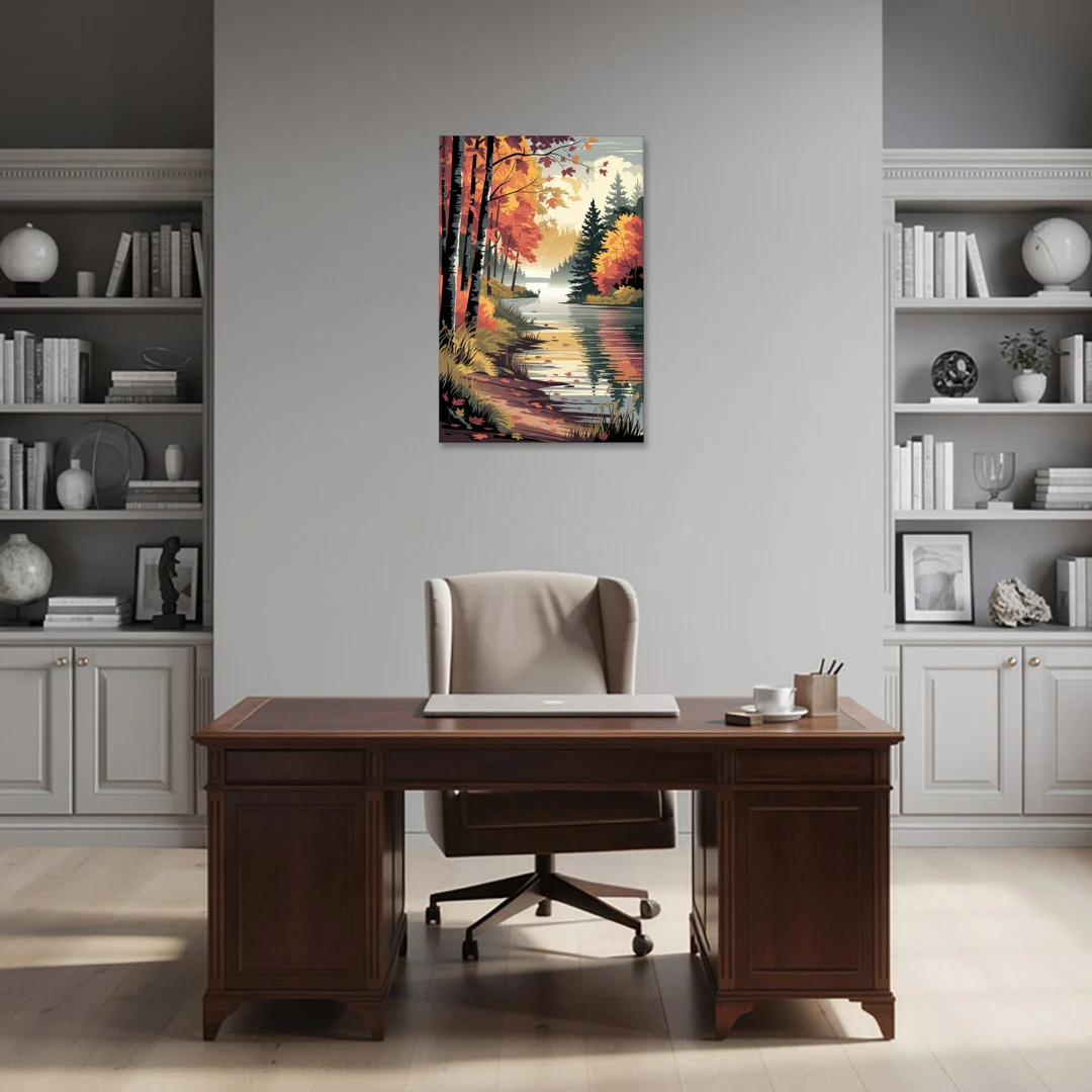 Ontario Autumn Colors - Canvas Wall Art - Office - 24x36