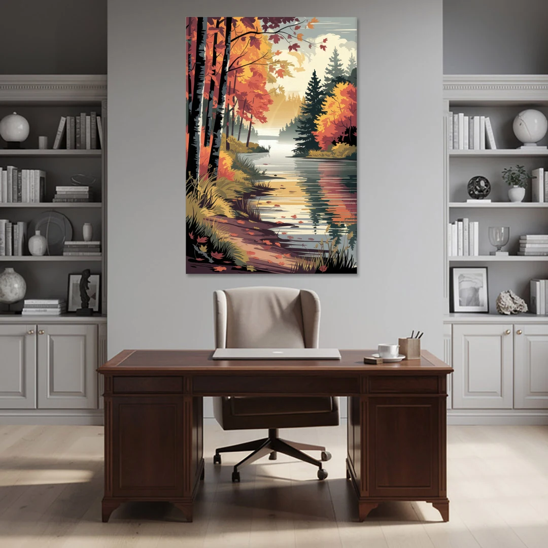 Ontario Autumn Colors - Canvas Wall Art - Office - 40x60