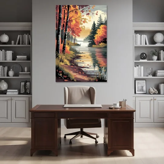 Ontario Autumn Colors - Canvas Wall Art - Office - 40x60