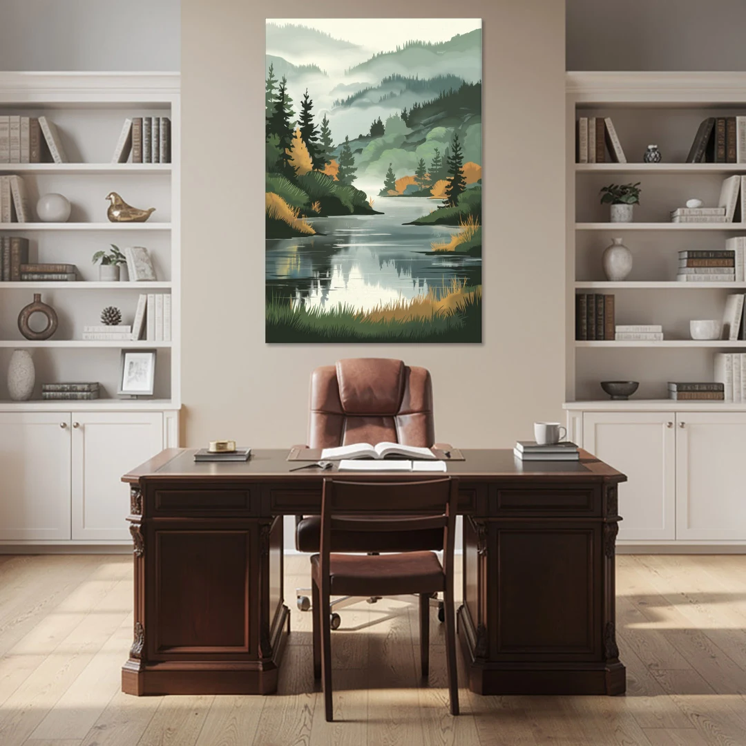 Ontario Lake Reflections - Canvas Wall Art - Office - 40x60