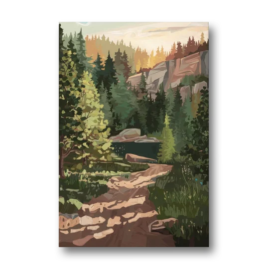 Ontario Scenic Trails - Canvas Wall Art - Front