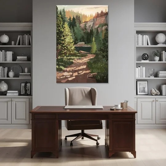Ontario Scenic Trails - Canvas Wall Art - Office - 40x60